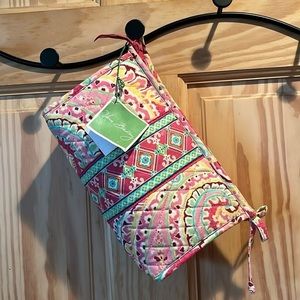 Vera Bradley Capri Melon Medium Bow Cosmetic Pouch